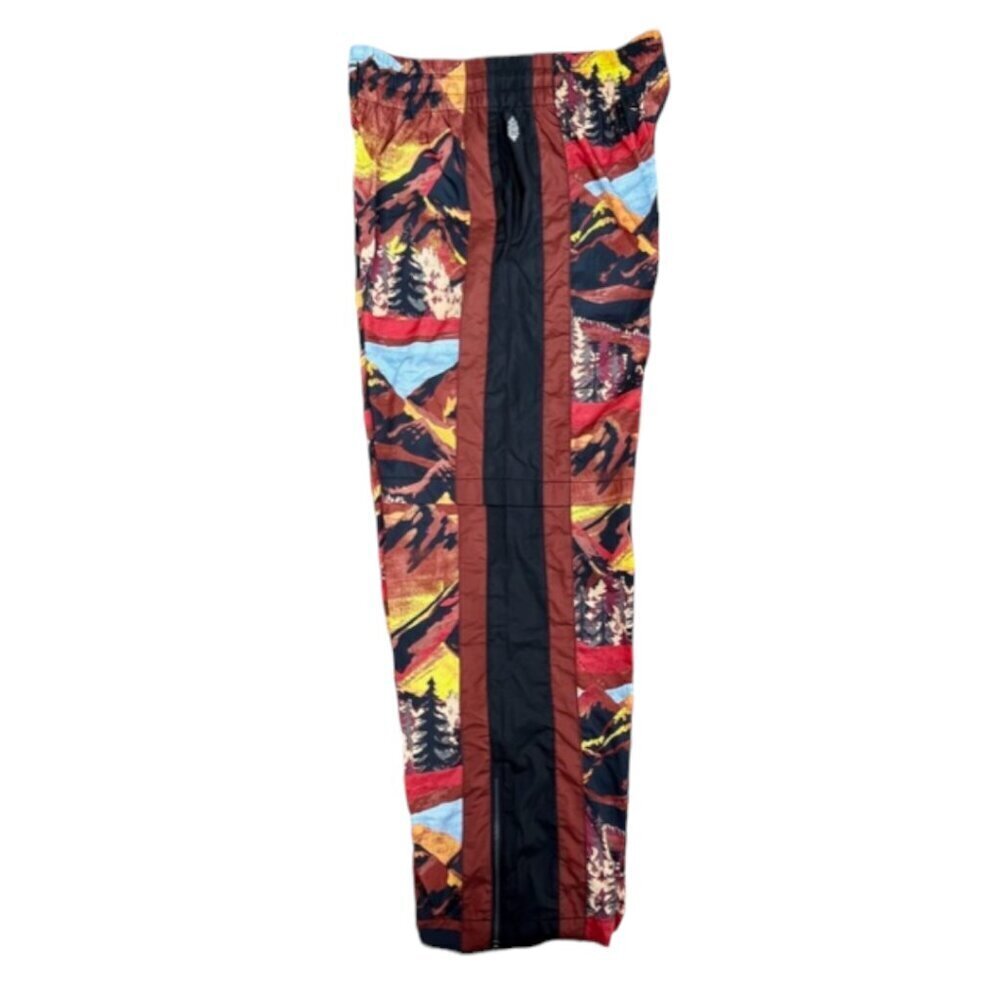 SOLD Free People Movement Printed End Zone Track Pants Ski Nic Route Mocha Small - Picture 9 of 13
